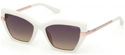 Gafas de Sol - Guess - GU00216 - 21B  SHINY IVORY // BROWN GRADIENT