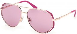 Sunglasses - Guess - GU00219 - 82Y  MATTE VIOLET GOLD // VIOLET