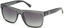 Gafas de Sol - Guess - GU00222 - 20B  SHINY GREY // SMOKED GRADIENT