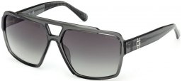 Gafas de Sol - Guess - GU00223 - 20B  SHINY TRANSPARENT GREY // SMOKED GRADIENT