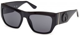 Lunettes de soleil - Guess - GU00252 - 01A  SHINY BLACK // GREY