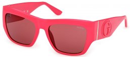 Lunettes de soleil - Guess - GU00252 - 72S  FUCHSIA // BURGUNDY