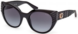 Gafas de Sol - Guess - GU00255 - 01B  SHINY BLACK // GREY GRADIENT