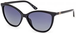 Lunettes de soleil - Guess - GU00256 - 01D  SHINY BLACK // GREY GRADIENT POLARIZED