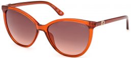 Lunettes de soleil - Guess - GU00256 - 44F  SHINY ORANGE // BROWN GRADIENT