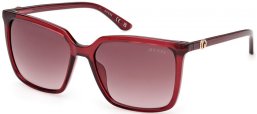 Gafas de Sol - Guess - GU00258 - 69F  SHINY BURGUNDY // BROWN GRADIENT
