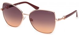 Gafas de Sol - Guess - GU00259 - 28B  SHINY ROSE GOLD // GREY GRADIENT