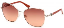 Gafas de Sol - Guess - GU00259 - 32F  SHINY PALE GOLD // BROWN GRADIENT