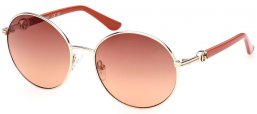 Lunettes de soleil - Guess - GU00260 - 32F  SHINY GOLD // BROWN GRADIENT