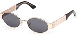 Lunettes de soleil - Guess - GU00262 - 32A  SHINY PALE GOLD // GREY