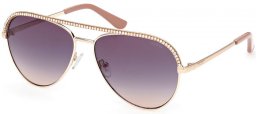 Sunglasses - Guess - GU00271 - 32B  SHINY PALE GOLD // GREY GRADIENT