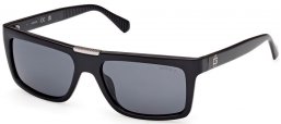 Lunettes de soleil - Guess - GU00274 - 01D  SHINY BLACK // GREY POLARIZED
