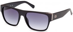 Gafas de Sol - Guess - GU00277 - 02W  MATTE BLACK SILVER // BLUE GRADIENT