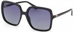 Gafas de Sol - Guess - GU00280 - 01D  SHINY BLACK // GREY POLARIZED
