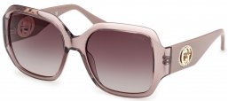 Gafas de Sol - Guess - GU00283 - 57F  SHINY BEIGE // BROWN GRADIENT