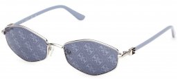 Gafas de Sol - Guess - GU00289 - 10X  SHINY RUTHENIUM // BLUE MIRROR DECORED