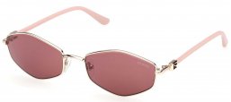 Gafas de Sol - Guess - GU00289 - 32S  SHINY GOLD // BURGUNDY