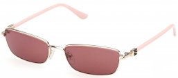Gafas de Sol - Guess - GU00290 - 32S  SHINY GOLD // BURGUNDY