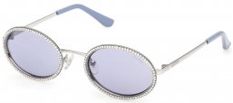 Gafas de Sol - Guess - GU00295 - 10V  SHINY LIGHT RUTHENIUM // BLUE