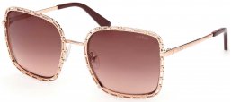 Gafas de Sol - Guess - GU00296 - 28F  SHINY ROSE GOLD // BROWN GRADIENT
