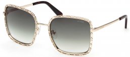 Gafas de Sol - Guess - GU00296 - 32P  SHINY PALE GOLD // GREEN GRADIENT
