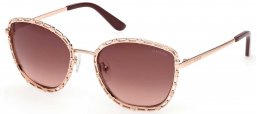 Gafas de Sol - Guess - GU00297 - 28F  SHINY ROSE GOLD // BROWN GRADIENT
