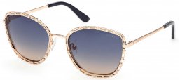 Gafas de Sol - Guess - GU00297 - 32W  SHINY GOLD // BLUE GRADIENT
