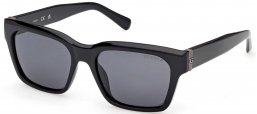 Gafas de Sol - Guess - GU00299 - 01D  SHINY BLACK // DARK GREY POLARIZED