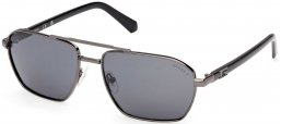 Gafas de Sol - Guess - GU00301 - 08D  SHINY BRONZE // DARK GREY POLARIZED