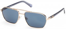 Gafas de Sol - Guess - GU00301 - 32V  SHINY GOLD // BLUE