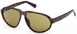 Gafas de Sol - Guess - GU00303 - 52N  DARK HAVANA // GREEN