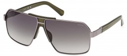 Gafas de Sol - Guess - GU00305 - 08P  SHINY DARK RUTHENIUM // GREEN GRADIENT