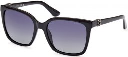 Lunettes de soleil - Guess - GU7865 - 01D  SHINY BLACK // GREY POLARIZED