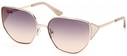 Gafas de Sol - Guess - GU7875 - 33B  SHINY GOLD // GREY GRADIENT