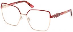 Frames - Guess - GU50229 - 067  MATTE DARK RED GOLD