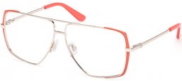 Lunettes de vue - Guess - GU50248 - 043  SHINY ORANGE PALE GOLD