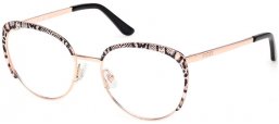 Monturas - Guess - GU50250 - 028  SHINY ROSE GOLD BLACK ANIMAL