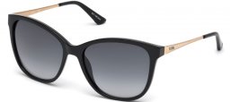 Sunglasses - Guess - GU7502 - 01A  SHINY BLACK // GREY GRADIENT