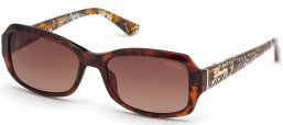 Gafas de Sol - Guess - GU7683 - 52F  DARK HAVANA // BROWN GRADIENT