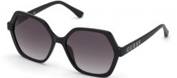 Sunglasses - Guess - GU7698 - 01B  SHINY BLACK // GREY GRADIENT
