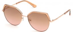 Gafas de Sol - Guess - GU7736 - 57G  SHINY BEIGE // LIGHT BROWN MIRROR