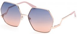 Gafas de Sol - Guess - GU7815 - 28W  SHINY GOLD // BLUE GRADIENT PINK