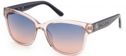 Gafas de Sol - Guess - GU7823 - 57W  SHINY BEIGE // BLUE GRADIENT