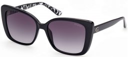 Sunglasses - Guess - GU7829 - 01B  SHINY BLACK // GREY GRADIENT