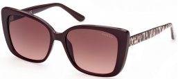 Gafas de Sol - Guess - GU7829 - 69F  SHINY BURGUNDY // BROWN GRADIENT