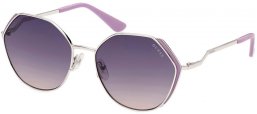 Gafas de Sol - Guess - GU7842 - 10B  SHINY NICKEL // GREY GRADIENT