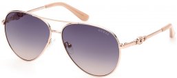 Sunglasses - Guess - GU7885-H  - 28W  SHINY GOLD // BLUE GRADIENT