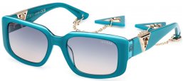 Gafas de Sol - Guess - GU7891 - 87W  SHINY TURQUOISE // BLUE GRADIENT