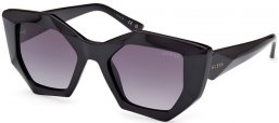 Gafas de Sol - Guess - GU7897 - 01B  SHINY BLACK // REY GRADIENT