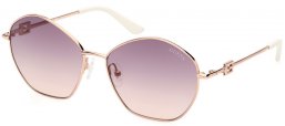 Lunettes de soleil - Guess - GU7907 - 28Z  SHINY GOLD // VIOLET GRADIENT